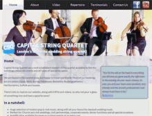 Tablet Screenshot of capitalstringquartet.co.uk